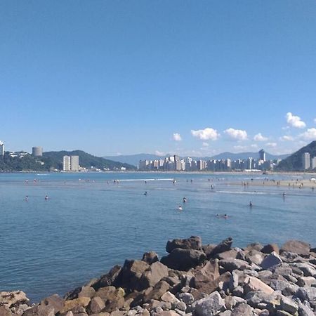 Apartamento Vista Mar Santos Esterno foto